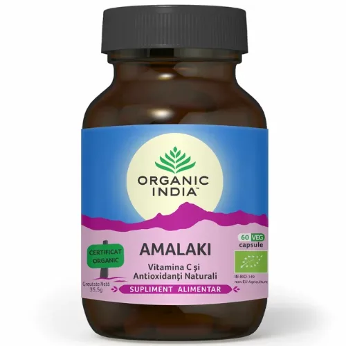 Amalaki Cu Vit C Si Antioxidanti 60Cps Organic India