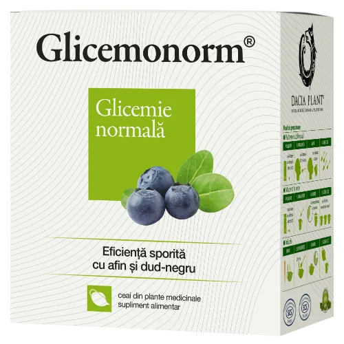 Ceai Glicenorm, 50g, Dacia Plant
