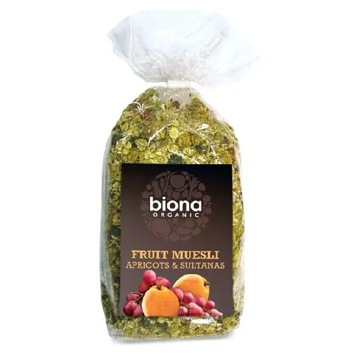Musli cu Stafide si Caise Bio 500gr Biona