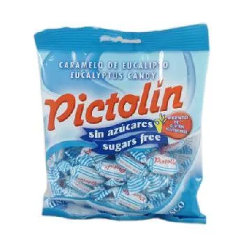 Bomboane Eucalipt Fara Zahar, 65gr, Pictolin