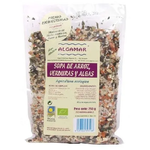 Supa cu Gris din Orez si Alge Marine Bio 250gr (24 Portii)