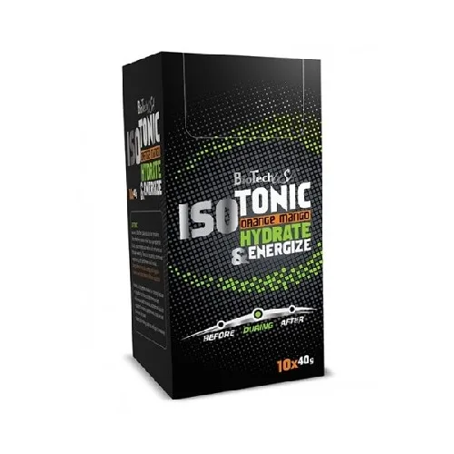 Pachet Iso Tonic 10*40gr Portocala - Mango BiotechUSA