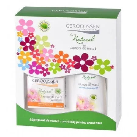 Set Cadou Crema Nutritiva de Zi + Lotiune Demachianta Gerocossen