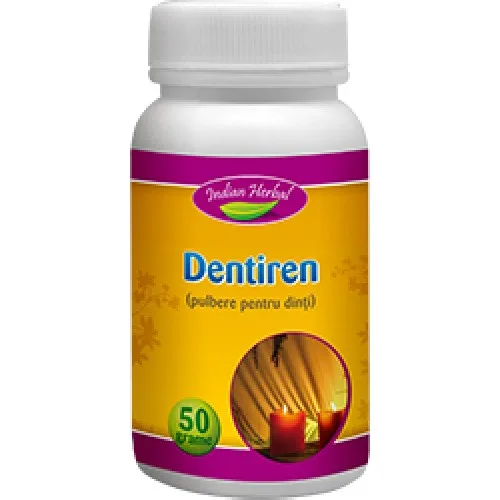 Dentiren 50gr Pulbere pentru Dinti Indian Herbal