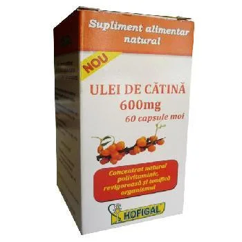 Ulei Catina 600mg 60cps Hofigal