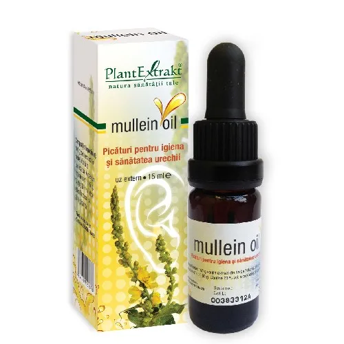 Mullein Oil (Ulei Pentru Igiena Urechii) 15ml PlantExtrakt