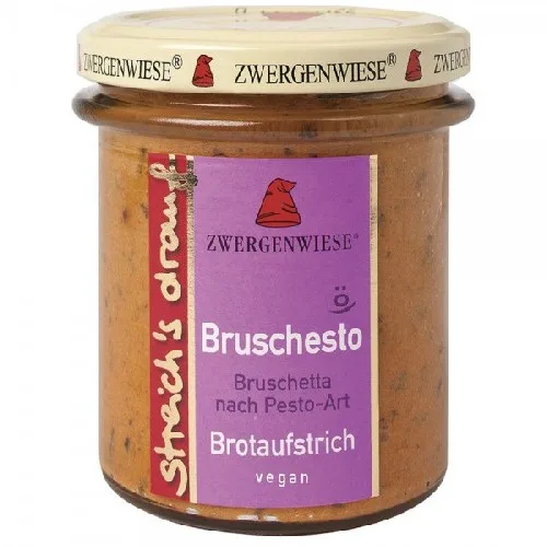 Crema tartinabila vegetala Bruschesto cu bruscheta si pesto, 160