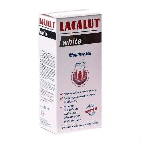 Lacalut White  Apa de Gura 300ml