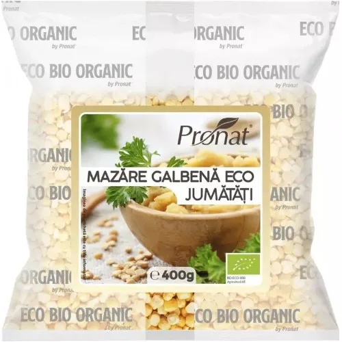 Mazare galbena, jumatati, 400g, Pronat
