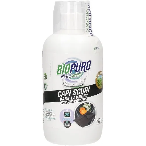 Detergent Hipoalergen pentru Rufe Negre 500ml Biopuro