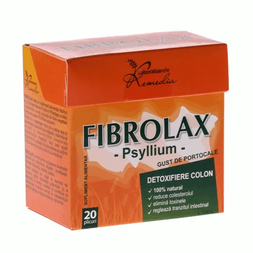 Fibrolax 20doze cu gust de Portocale Remedia