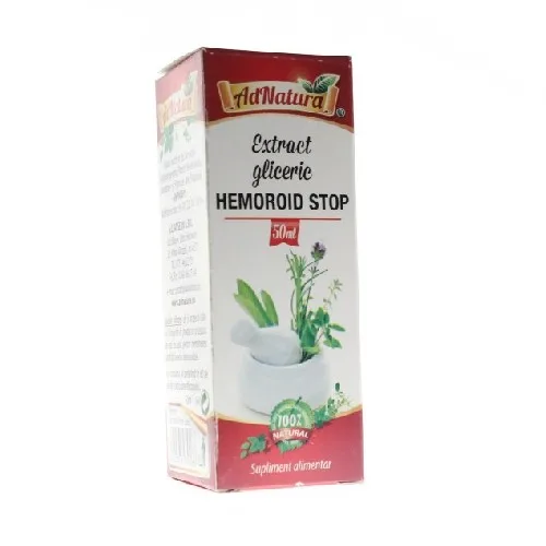 Extract Gliceric Hemoroid Stop 50ml AdNatura