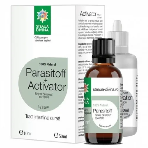 Parasitoff+Activator, 10ml+50ml, Steaua Divina