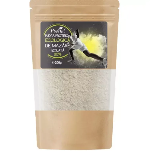 Pudra Proteica de Mazare Bio 200gr Pronat
