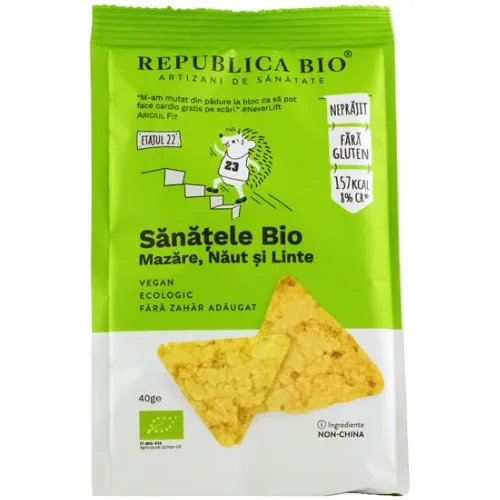 Sanatele Mazare Naut si Linte Bio 40gr Republica Bio