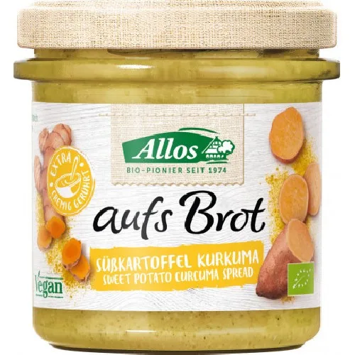 Crema Tartinabila din Cartof Dulce si Curcuma Eco 140g Allos