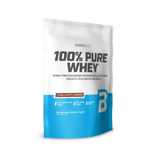 100% Pure Whey 454gr Zmeura BiotechUSA