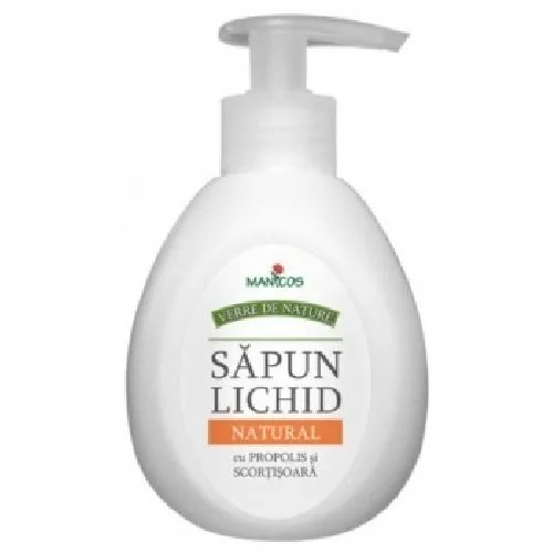Sapun Lichid Maini cu Propolis si Scortisoara 250ml Manicos