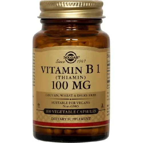 Vitamina B1 100mg, 100cps, Solgar