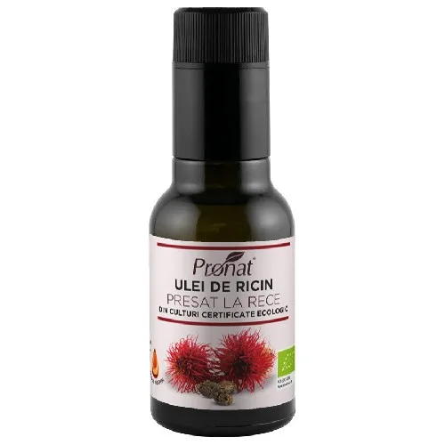 Ulei Ricin Eco Presat La Rece 100ml, Pronat