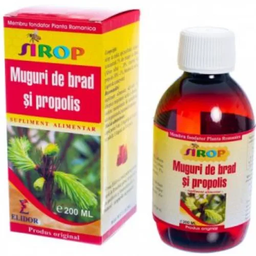Sirop Muguri Brad si Propolis 200ml Elidor