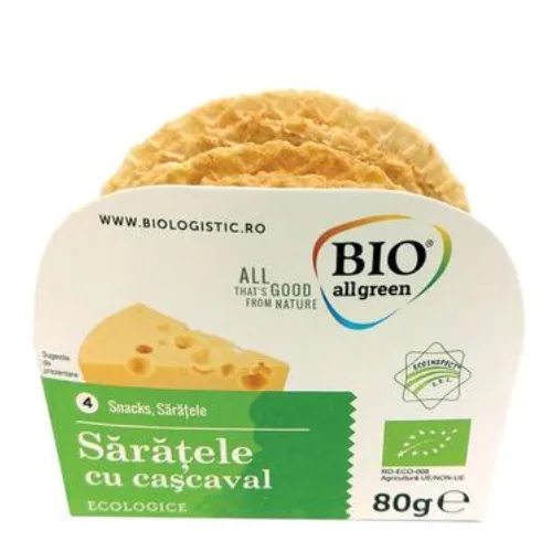 Saratele cu Cascaval Eco 80gr Bio Allgreen