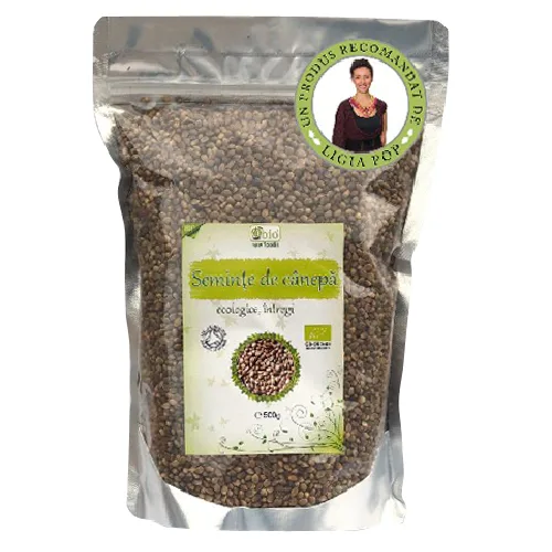 Seminte de Canepa Intregi Bio 500gr Obio