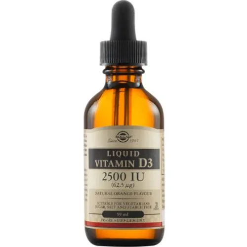 Vitamina D3 Lichida 2500ui 59ml Solgar
