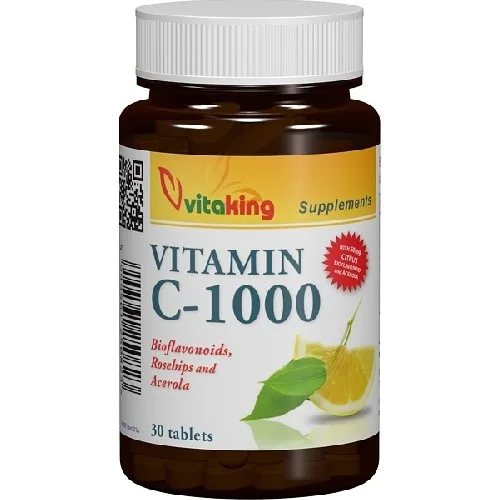 Vitamina C 1000mg cu Bioflavonoide, Acerola si Macese 30tab