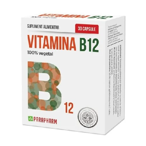 Vitamina B12, 30cps, Parapharm