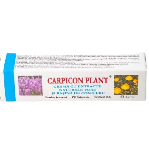 Crema cu Extracte Nat Pure si Rasine de Conifere 50ml Carpicon Plant