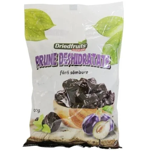 Prune uscate fara samburi, CHILE, fara zahar, 500 g, Driedfruits
