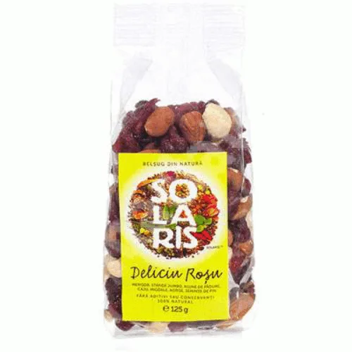 Deliciu Rosu (fructe uscate) 125gr Solaris 