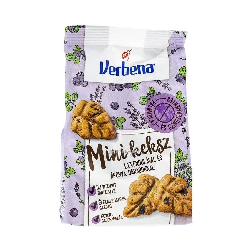 Biscuiti Verbena Mini cu Gust de Lavanda si Afine 90g Mpline