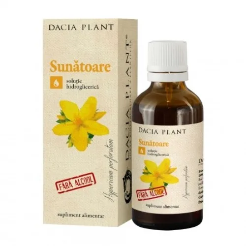 Tinctura De Sunatoare Fara Alcool 50ml Dacia Plant