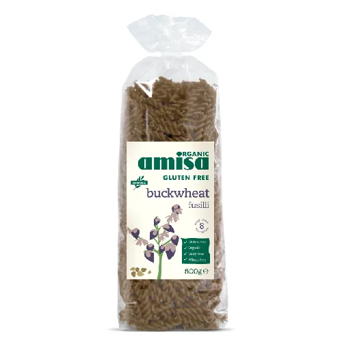 Fusilli din Hrisca Fara Gluten Bio 500gr Amisa