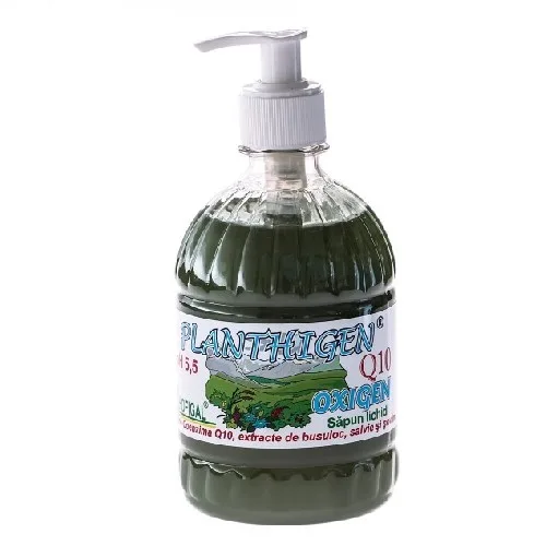Sapun Planthigen Oxygen Q10 cu Busuioc 500ml Hofigal