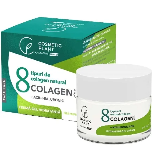 Crema-Gel Hidratanta, Colagen Plus, 50ml, Cosmetic Plant