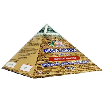 Argila Albastra Piramida 130cpr 195gr Megasupermin