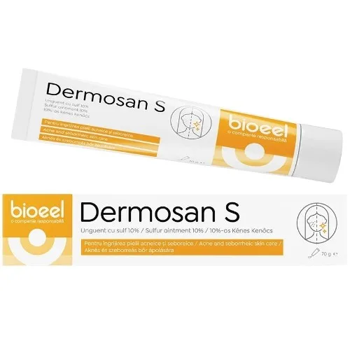 Unguent Cu Sulf 10% Dermosan S, 70g, Bioeel