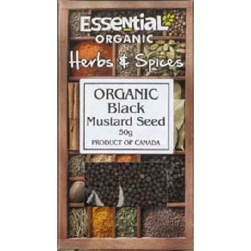 Boabe de Mustar Negru Bio 50gr Essential