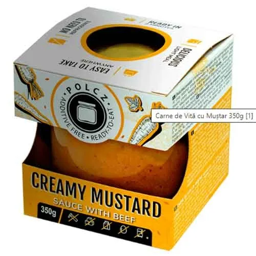 Carne de Vita cu Mustar 350gr Polcz