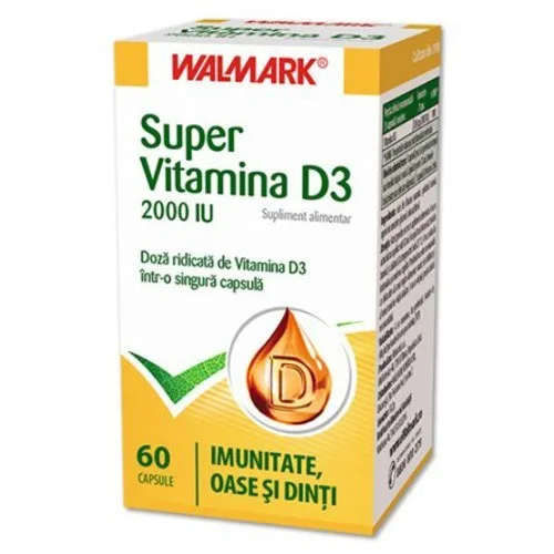 Super Vitamina D3 60cps Walmark