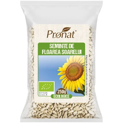 Seminte Floarea Soarelui Eco, 250g, Pronat