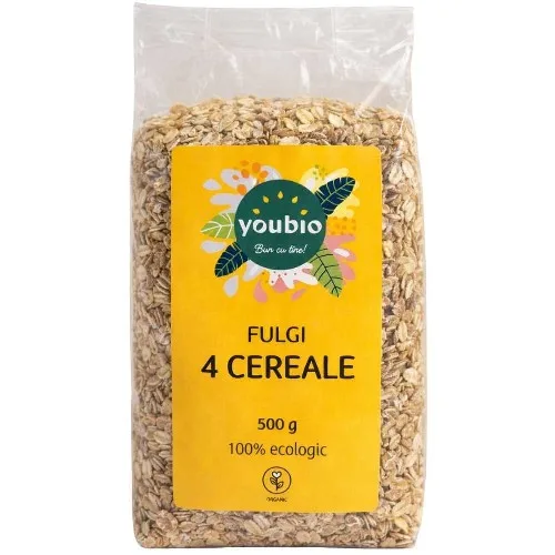 Fulgi 4 Cereale, organic, 500g, Youbio