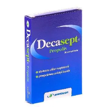 Decasept Propolis 20cpr Amniocen