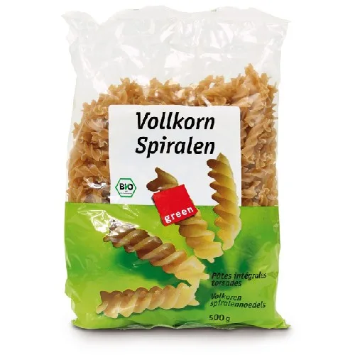 Spirale din Grau Dur Integral Bio 500gr Green Organics