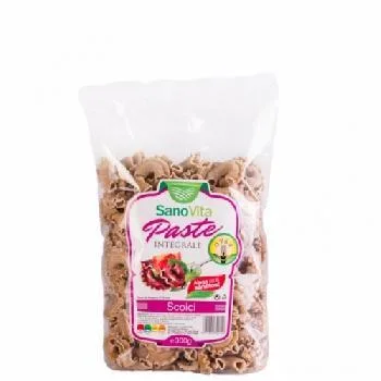 Paste Integrale din Grau, Scoici, 300gr, SanoVita