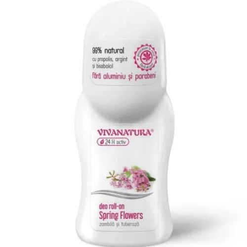 Deo Roll-On Spring Flowers 50ml Viva Natura