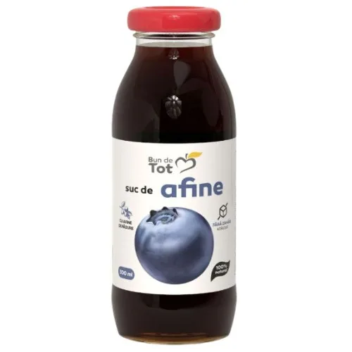 Suc de Afine, fara zahar, SGR, 300ml, Bun de Tot